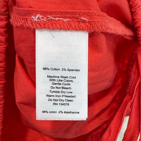 Vineyard Vines Red Puff Sleeve Blouse - Picture 4 of 9